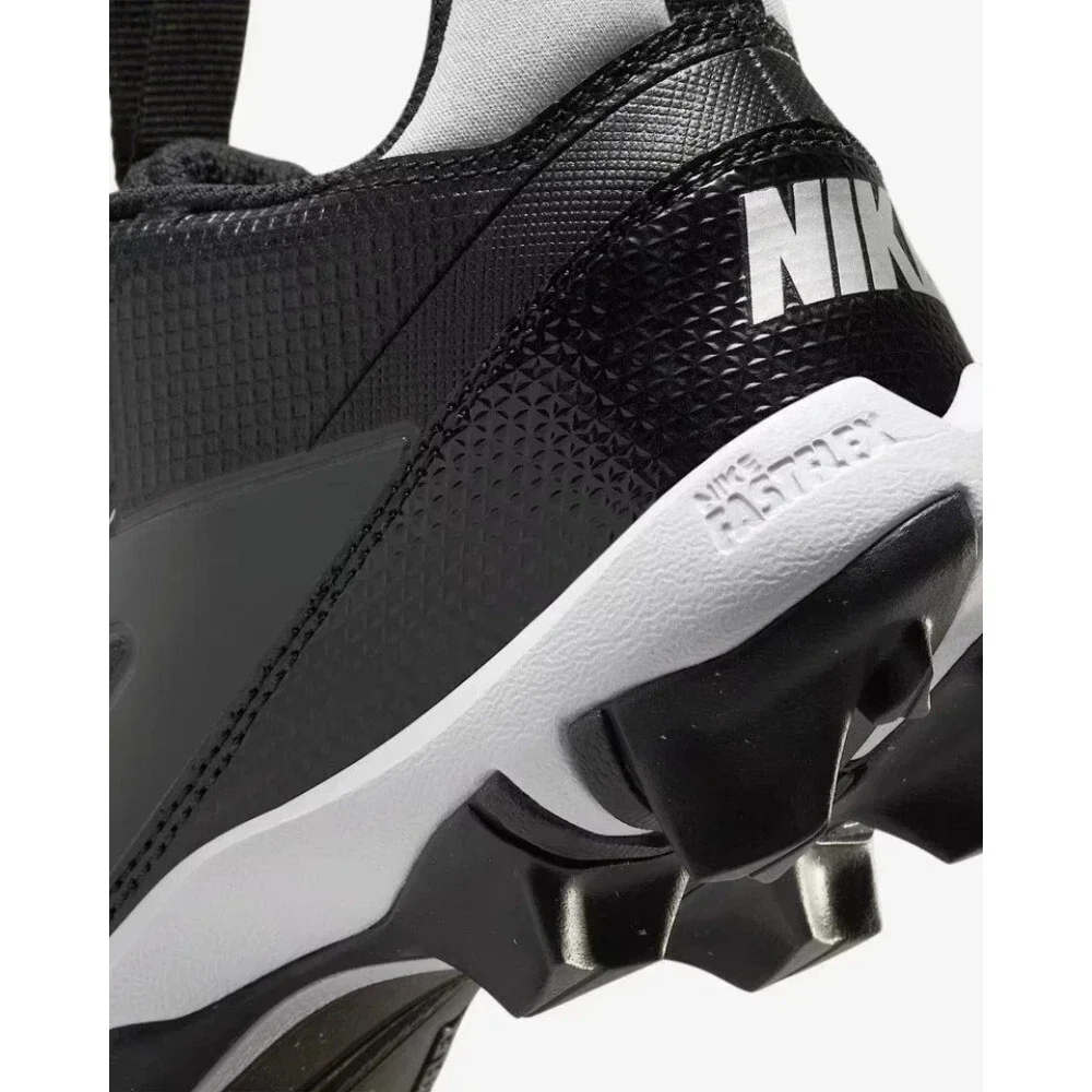 Nike Alpha Menace 4 Shark FQ4012-001 Kids US 12 Black Football Cleats GBNC1554